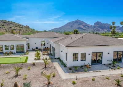 Assisted Living Paradise Valley Drone Shot Hummingbird Houses