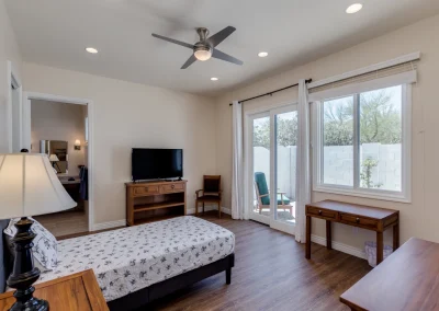 Camelback View Bedroom Suite Vista Living Assisted Living with Wall Outside