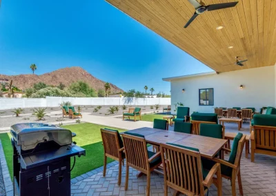 Vista Living Camelback Backyard assisted living