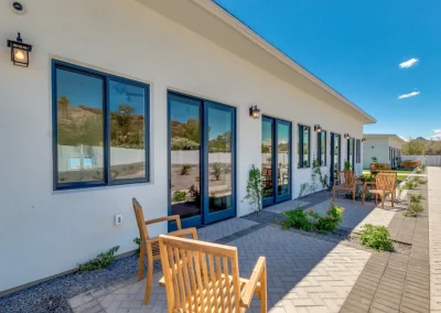 Vista Living Camelback Backyard for senior care